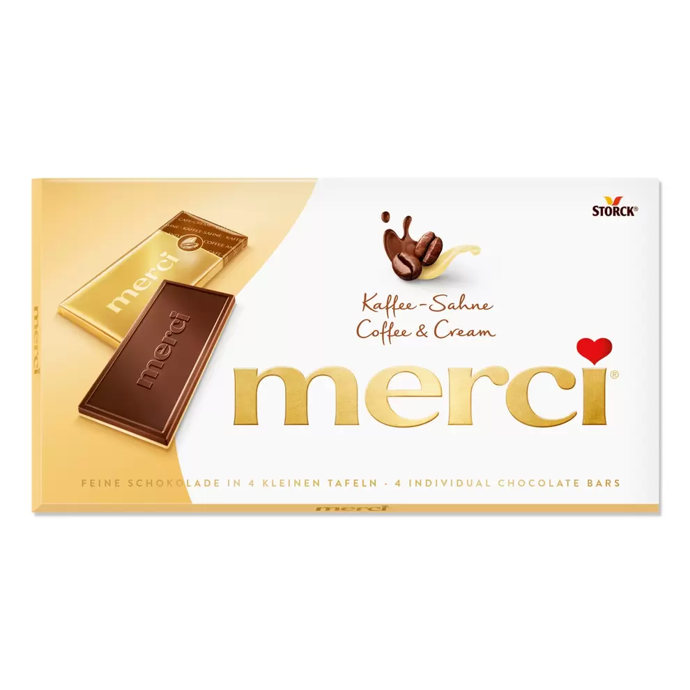 STORCK Merci Schokolade, Kaffee-Sahne