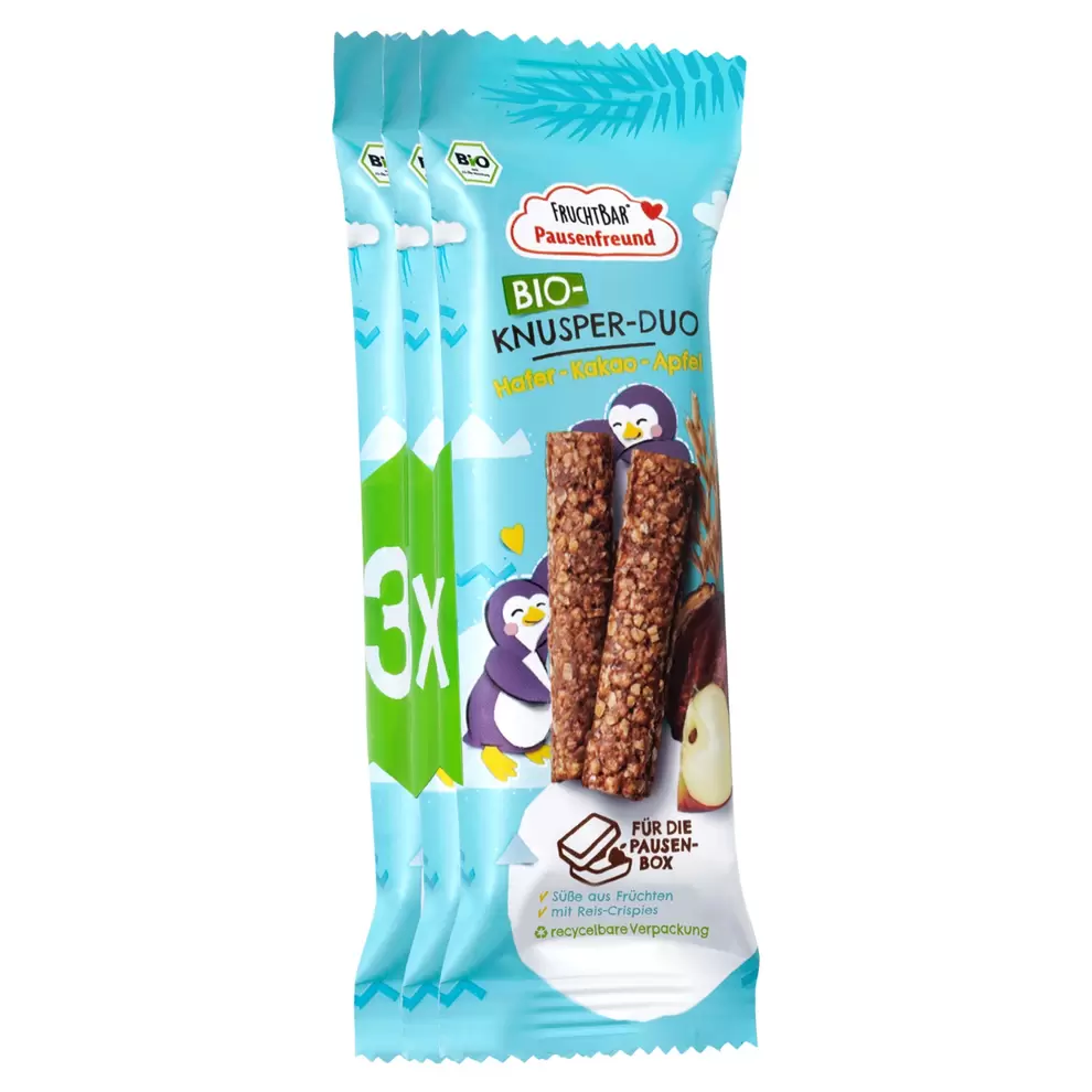 FRUCHTBAR BIO Laugen Knusper Mix, Duo Hafer