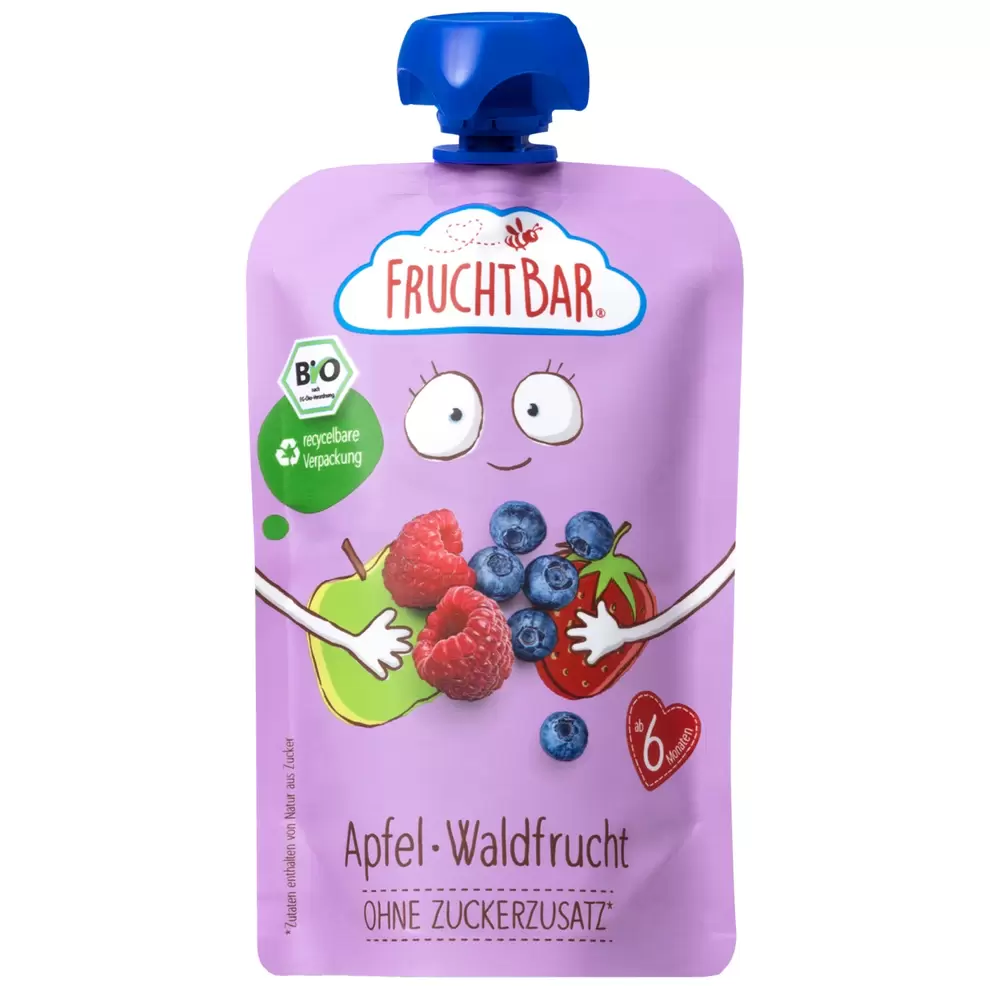 FRUCHTBAR Bio-Frucht, Apfel, Waldfrucht