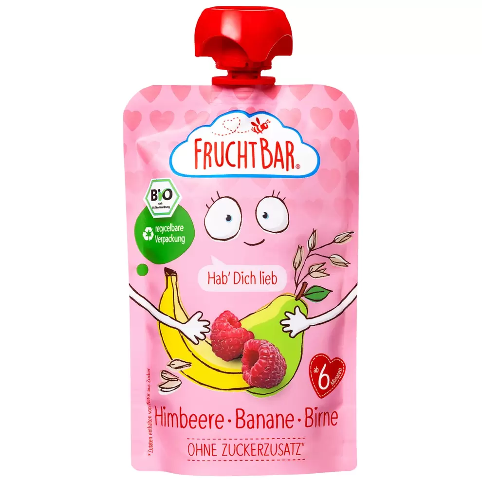 FRUCHTBAR Bio-Frucht, Hab Dich lieb