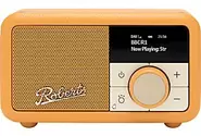 ROBERTS Revival Petite 2 DAB+ Radio, Digial, DAB, DAB+, FM, Bluetooth, Sunburst Yellow