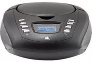 OK ORC 230 - Stereo DAB+ Radio mit CD und BT (DAB, DAB+, FM, Schwarz)