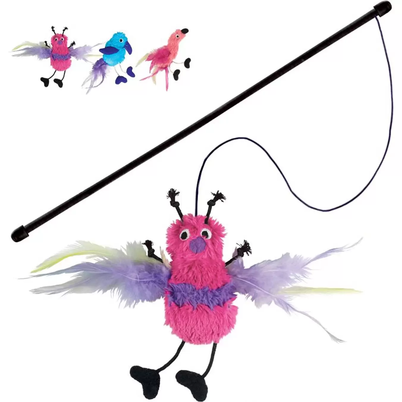 Katzenspielzeug Teaser Feather assortiert