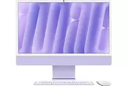 APPLE iMac (2024) M4, All-in-One-PC, mit 24 " Display, Apple M4 Prozessor, 16 GB RAM, 256 GB SSD, Apple M4 GPU, Purple macOS