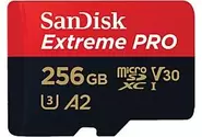 SANDISK Extreme PRO (UHS-I), Micro-SDXC Micro-SDXC-Speicherkarte, 256 GB, 200 MB/s
