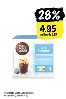 iced Frappé Dolce Gusto
