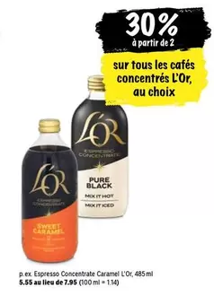 Cafés concentrés