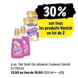 Gel Gold Oxi Advance Couleurs