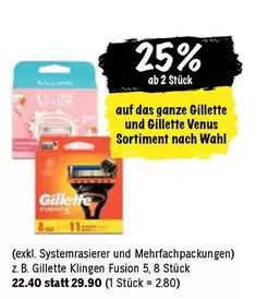 Wahl - Gillette Klingen Fusion 5