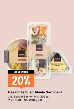Gesamtes Sushi Mania Sortiment