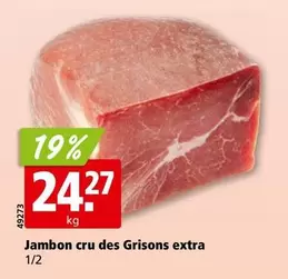 Jambon cru des Grisons extra