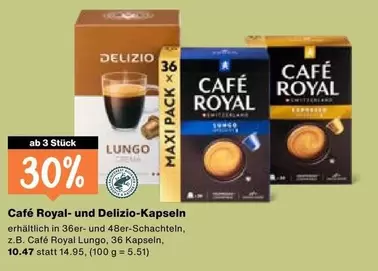 Royal - Café - und Delizio-Kapseln