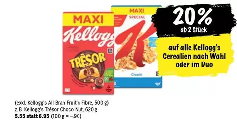 Wahl - Kellogg's Cerealien nach  oder im Duo