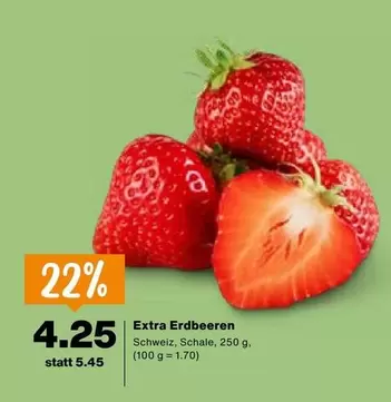 Extra Erdbeeren