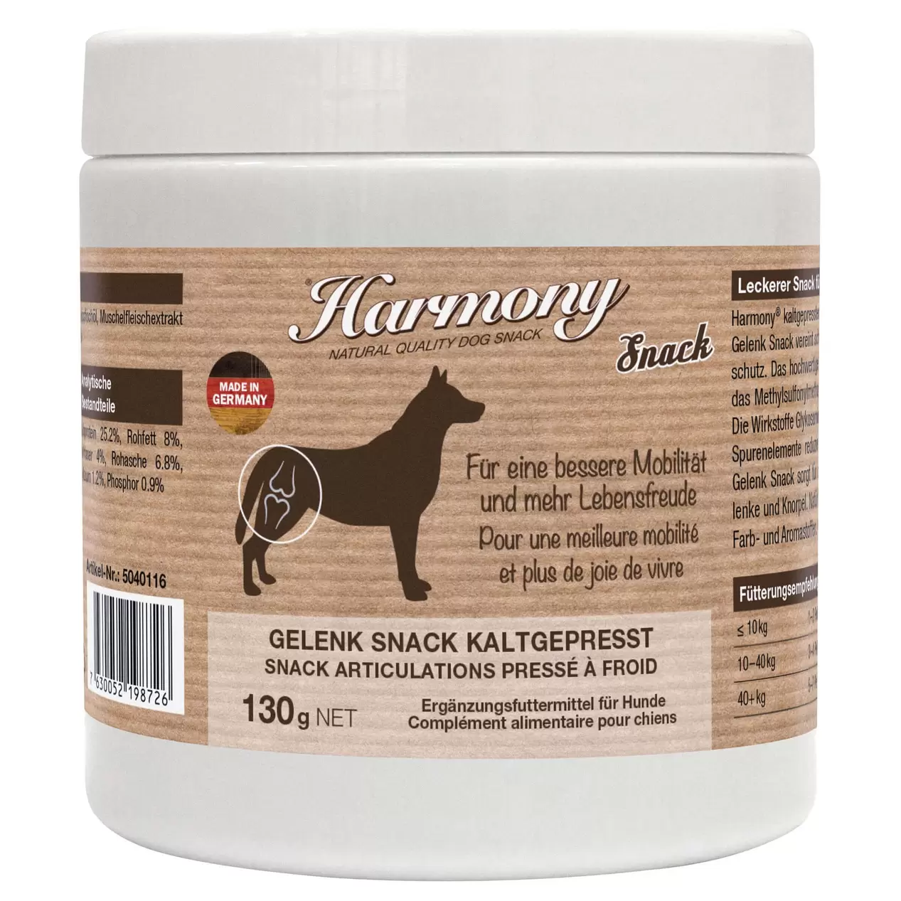 Dog Natural Gelenk Snack Kaltgepresst
