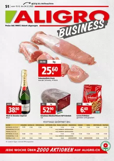 Aligro Katalog in Opfikon | Ängbot für Schnäppchenjäger | 2025-12-15T00:00:00.000Z - 2025-12-24T00:00:00.000Z