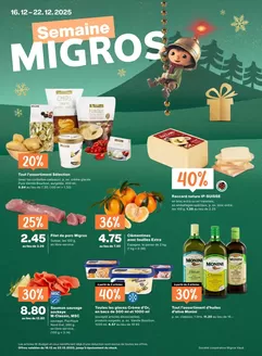 Migros Katalog in Martigny | Aktuälli Deals und Ängbot | 2025-12-16T00:00:00.000Z - 2025-12-22T00:00:00.000Z