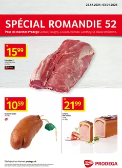 Prodega Katalog in Schlieren | Kw52 01 special romandie f | 2025-12-22T00:00:00.000Z - 2026-01-03T00:00:00.000Z