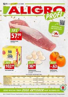 Aligro Katalog in Locarno | Tolles Ängbot für alli Chunde | 2025-12-27T00:00:00.000Z - 2026-01-03T00:00:00.000Z