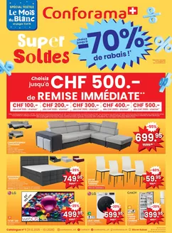 Conforama Katalog in Emmen | Conforama reklamblad - FR | 2025-12-31T00:00:00.000Z - 2026-01-13T00:00:00.000Z