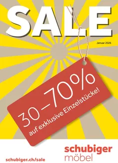 Schubiger Möbel Katalog in Emmen | Schubiger Möbel reklamblad | 2026-01-01T00:00:00.000Z - 2026-01-31T00:00:00.000Z