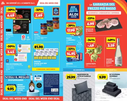Aldi Katalog in Therwil | Top-Deals und Rabatt | 2026-01-22T00:00:00.000Z - 2026-01-28T00:00:00.000Z