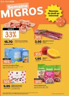 Migros Katalog in Pfäffikon | Tolles Ängbot für Schnäppchenjäger | 2026-02-05T00:00:00.000Z - 2026-02-11T00:00:00.000Z