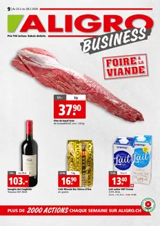 Aligro Katalog in Morges | Actions BUSINESS #09 | 2026-02-23T00:00:00.000Z - 2026-02-28T00:00:00.000Z