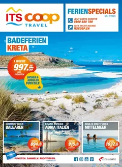 Coop Travel Katalog | Ferien Specials ITS Coop Travel Nr. 2 2023ITS Coop Travel | 2026-03-05T00:00:00.000Z - 2026-03-19T00:00:00.000Z