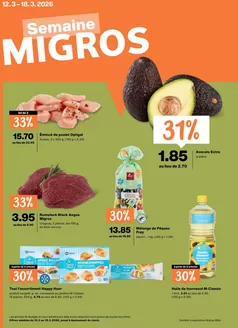 Migros Katalog in Solothurn | Migros reklamblad - FR | 2026-03-12T00:00:00.000Z - 2026-03-18T00:00:00.000Z