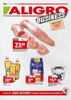 Aligro Katalog in Rapperswil | Actions BUSINESS #15 | 2026-04-06T00:00:00.000Z - 2026-04-11T00:00:00.000Z