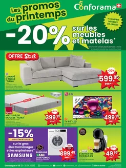 Conforama Katalog | Top-Ängbot für alli Schnäppchenjäger | 2026-04-08T00:00:00.000Z - 2026-04-21T00:00:00.000Z