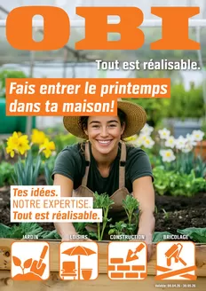 OBI Katalog in Winterthur | TOUT EST RÉALISABLE AVEC OBI | 2026-04-07T00:00:00.000Z - 2026-05-30T00:00:00.000Z