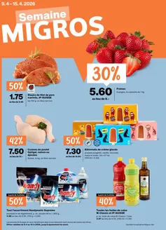 Migros Katalog in Küssnacht | Migros reklamblad - FR | 2026-04-09T00:00:00.000Z - 2026-04-15T00:00:00.000Z