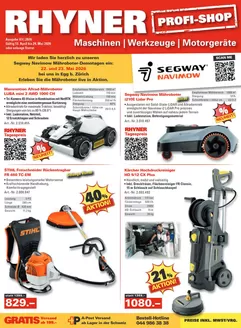 Rhyner Katalog in Pratteln | Rhyner reklamblad | 2026-04-13T00:00:00.000Z - 2026-05-24T00:00:00.000Z