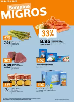 Migros Katalog in Therwil | Migros reklamblad - FR | 2026-04-16T00:00:00.000Z - 2026-04-22T00:00:00.000Z