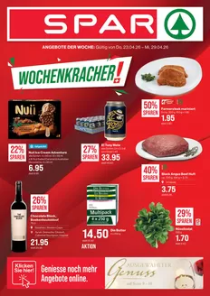 SPAR Katalog in Wallisellen | Tolle Rabatt uf usgwählte Produkt | 2026-04-23T00:00:00.000Z - 2026-04-29T00:00:00.000Z