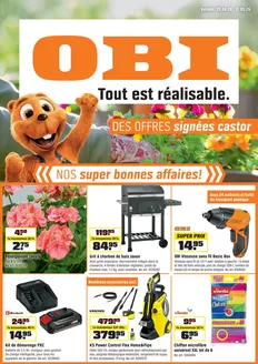 OBI Katalog in Ittigen | TOUT EST RÉALISABLE. DES OFFRES SIGNÉES CASTOR. | 2026-04-28T00:00:00.000Z - 2026-05-12T00:00:00.000Z