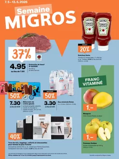 Migros Katalog in Altdorf | Migros reklamblad - FR | 2026-05-07T00:00:00.000Z - 2026-05-13T00:00:00.000Z