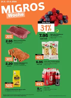 Migros Katalog in Delémont | Migros reklamblad - DE | 2026-05-21T00:00:00.000Z - 2026-05-27T00:00:00.000Z
