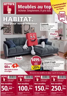 Otto's Katalog in Solothurn | CATALOGUE DE MEUBLES - FR | 2026-05-25T00:00:00.000Z - 2026-06-30T00:00:00.000Z