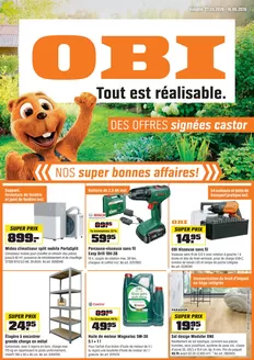 OBI Katalog | TOUT EST RÉALISABLE. DES OFFRES SIGNÉES CASTOR. | 2026-05-26T00:00:00.000Z - 2026-06-16T00:00:00.000Z