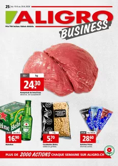Aligro Katalog in Gossau (SG) | Actions BUSINESS #25 | 2026-06-15T00:00:00.000Z - 2026-06-20T00:00:00.000Z