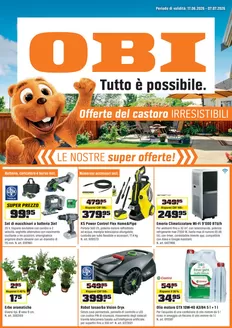 OBI Katalog | TUTTO È POSSIBILE. OFFERTE DEL CASTORO IRRESISTIBILI. | 2026-06-16T00:00:00.000Z - 2026-07-07T00:00:00.000Z