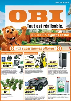 OBI Katalog | TOUT EST RÉALISABLE. DES OFFRES SIGNÉES CASTOR. | 2026-06-16T00:00:00.000Z - 2026-07-07T00:00:00.000Z