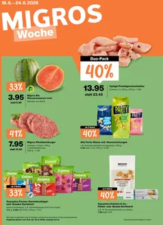Migros Katalog in Horw | Migros reklamblad - DE | 2026-06-18T00:00:00.000Z - 2026-06-24T00:00:00.000Z