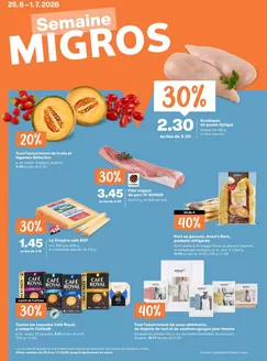 Migros Katalog in Bulle | Migros reklamblad - FR | 2026-06-25T00:00:00.000Z - 2026-07-01T00:00:00.000Z