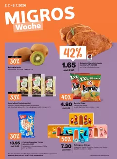 Migros Katalog in Regensdorf | Migros reklamblad - DE | 2026-07-02T00:00:00.000Z - 2026-07-08T00:00:00.000Z