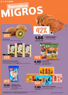 Migros Katalog in Regensdorf | Migros reklamblad - FR | 2026-07-02T00:00:00.000Z - 2026-07-08T00:00:00.000Z