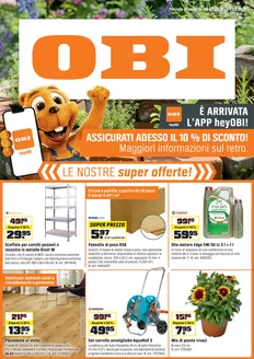 OBI Katalog in Basel | LE NOSTRE SUPER OFFERTE! | 2026-07-07T00:00:00.000Z - 2026-08-04T00:00:00.000Z